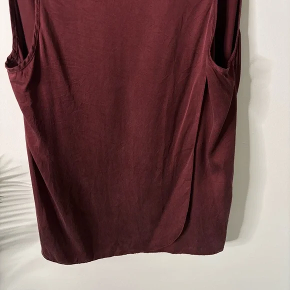 LUNYA Washable Silk Tank Top Red - Picture 4 of 5